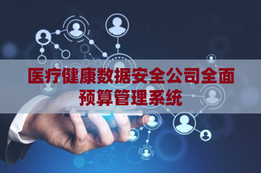 医疗健康数据安全公司全面预算管理系统