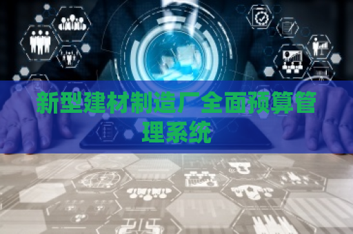 新型建材制造厂全面预算管理系统